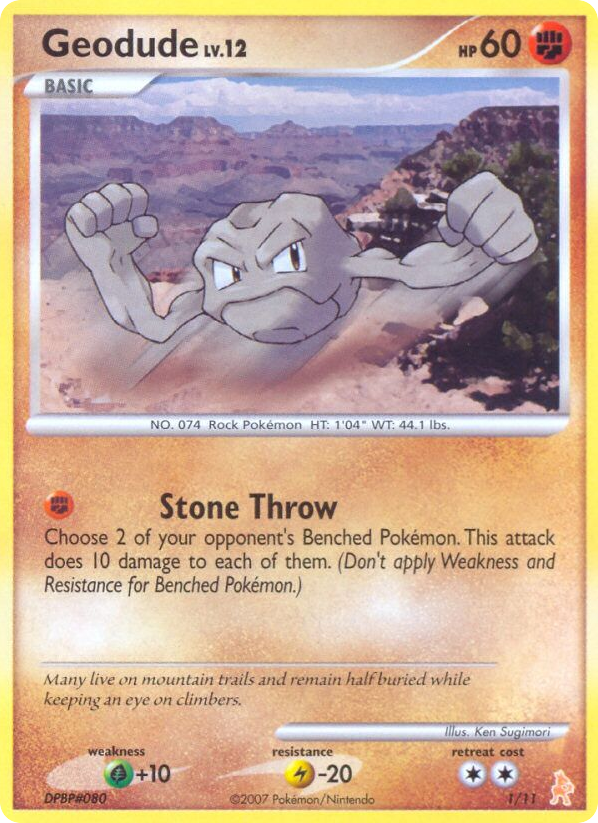 Geodude 1/11 DP Trainer Kit Lucario
