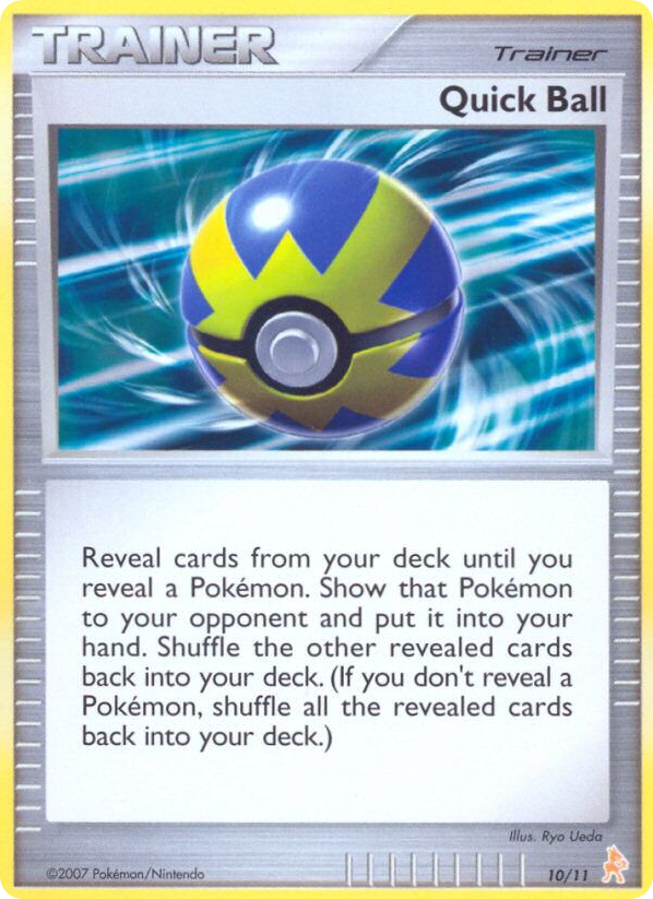 Quick Ball 10/11 DP Trainer Kit Lucario