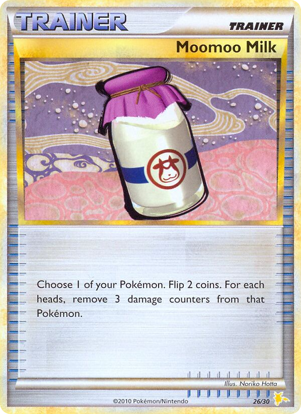 Moomoo Milk 26/30 HGSS Trainer Kit Raichu