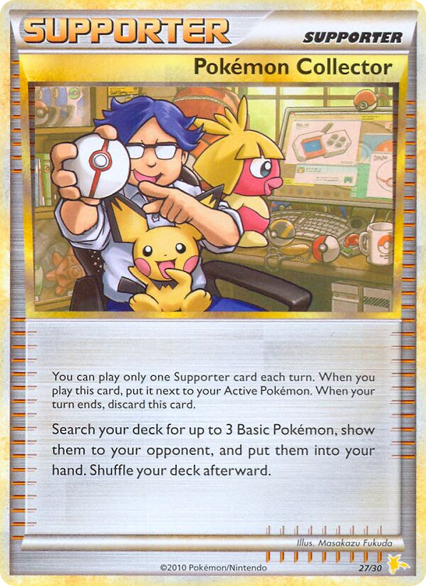 Pokémon Collector 27/30 HGSS Trainer Kit Raichu
