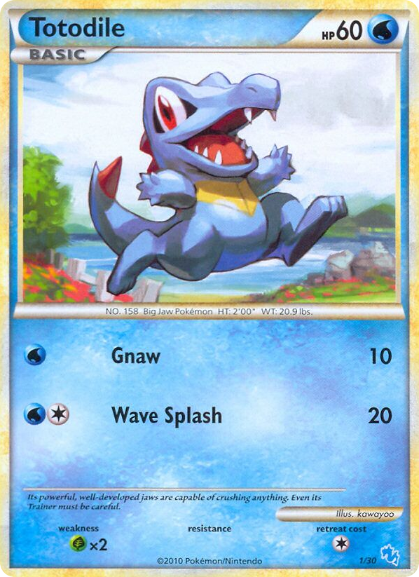 Totodile 1/30 HGSS Trainer Kit Gyarados