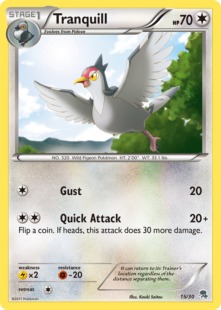 Tranquill 15/30 BW Trainer Kit Zoroark