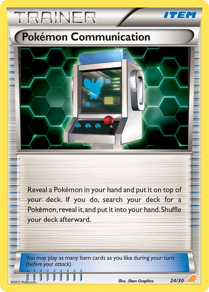 Pokémon Communication 24/30 BW Trainer Kit Excadrill