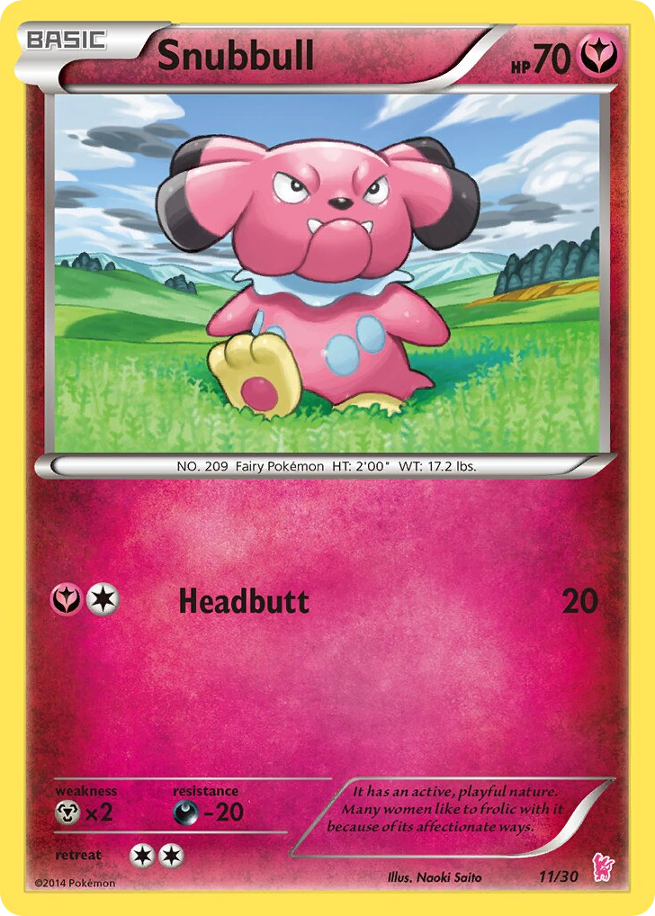 Snubbull 11/30 XY Trainer Kit Sylveon