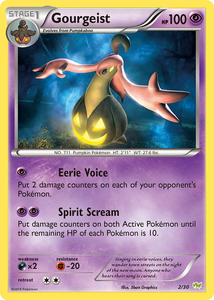 Gourgeist 2/30 XY Trainer Kit Noivern