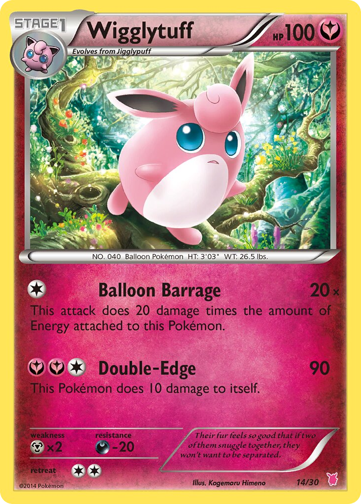 Wigglytuff 14/30 XY Trainer Kit Wigglytuff