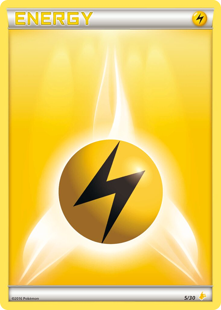 Lightning Energy 5/30 XY Trainer Kit Pikachu Libre