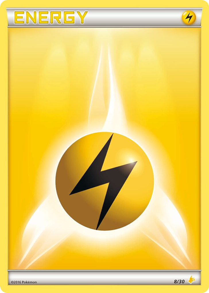 Lightning Energy 8/30 XY Trainer Kit Pikachu Libre