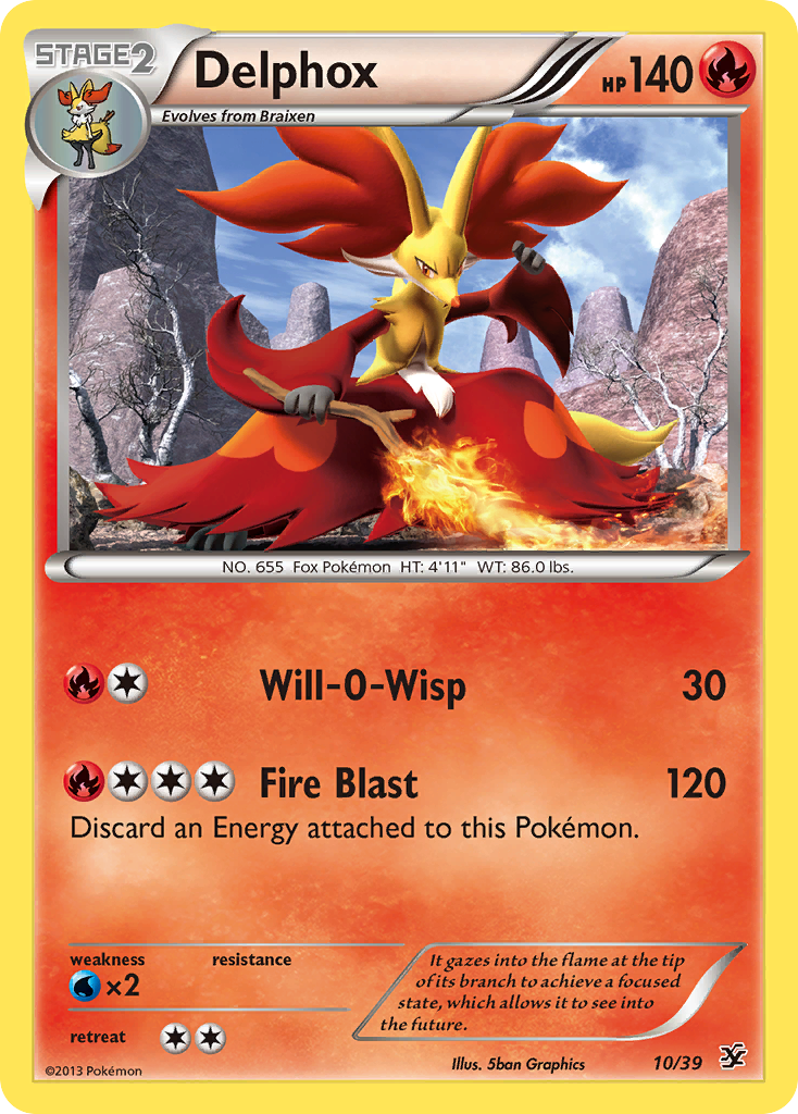 Delphox 10/39 Kalos Starter Set