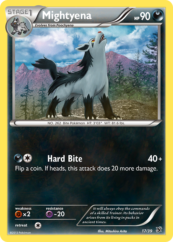 Mightyena 17/39 Kalos Starter Set