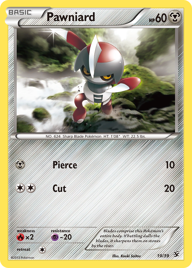 Pawniard 19/39 Kalos Starter Set