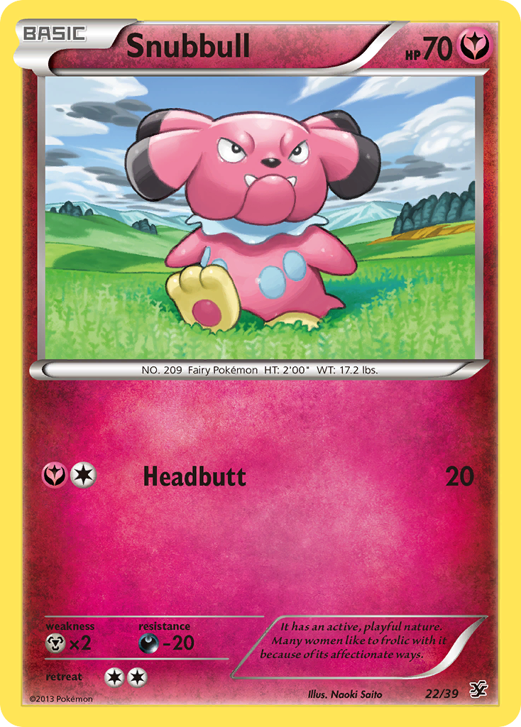 Snubbull 22/39 Kalos Starter Set