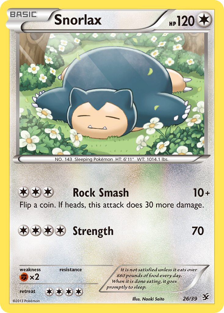 Snorlax 26/39 Kalos Starter Set