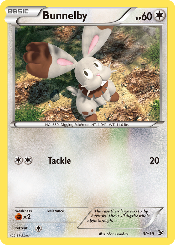 Bunnelby 30/39 Kalos Starter Set
