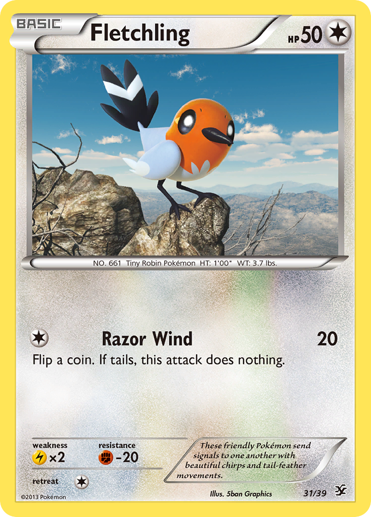 Fletchling 31/39 Kalos Starter Set