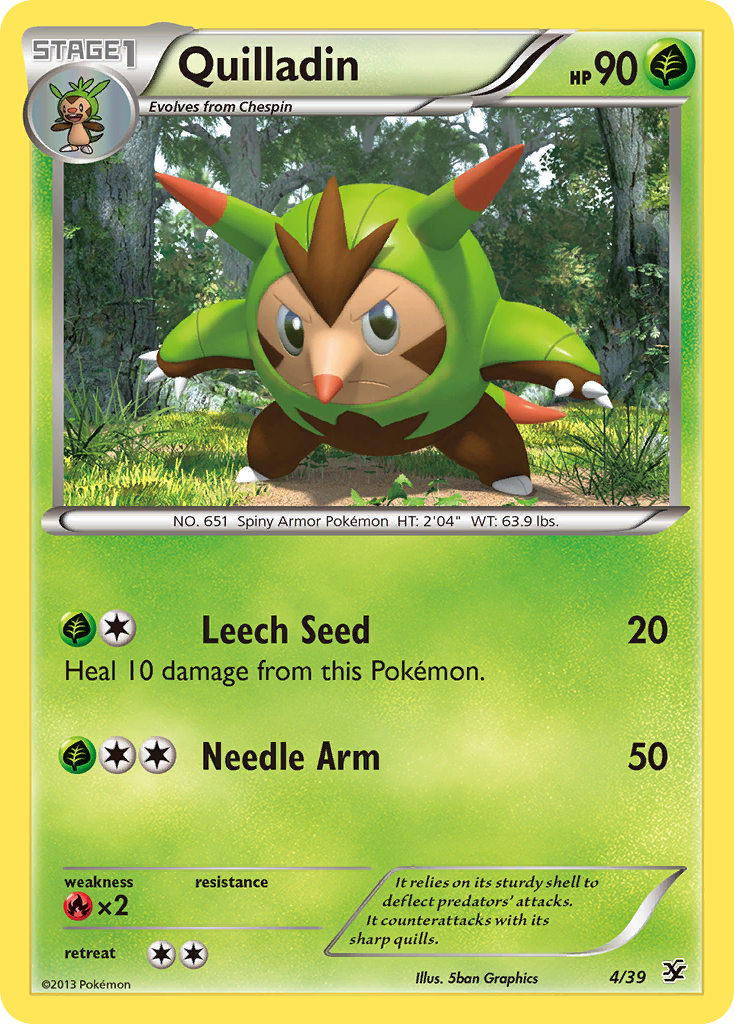Quilladin 4/39 Kalos Starter Set