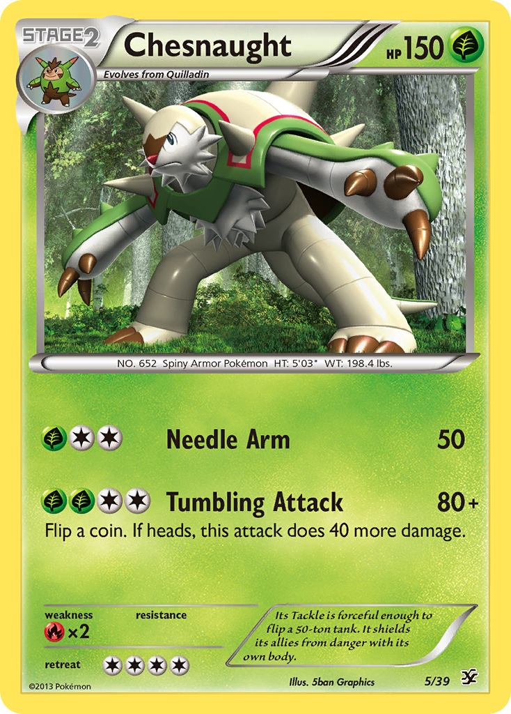 Chesnaught 5/39 Kalos Starter Set