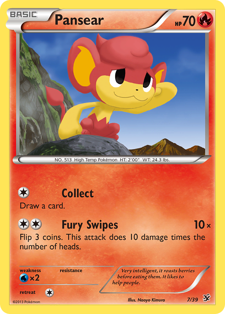 Pansear 7/39 Kalos Starter Set