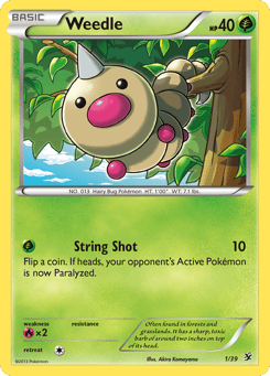 Weedle 1/39 Kalos Starter Set