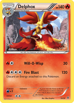 Delphox 10/39 Kalos Starter Set