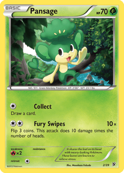 Pansage 2/39 Kalos Starter Set