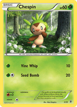 Chespin 3/39 Kalos Starter Set