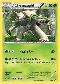 Chesnaught 5/39 Kalos Starter Set