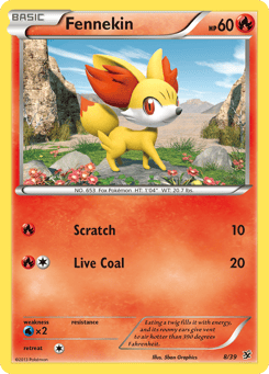 Fennekin 8/39 Kalos Starter Set