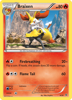 Braixen 9/39 Kalos Starter Set