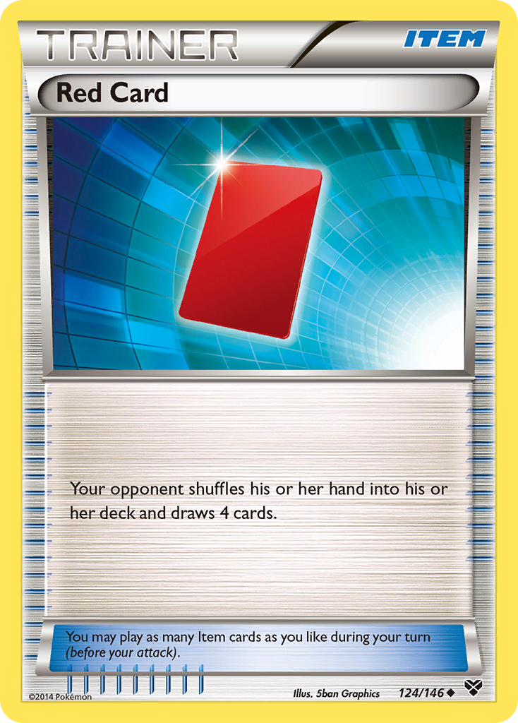 Red Card 124/146 XY
