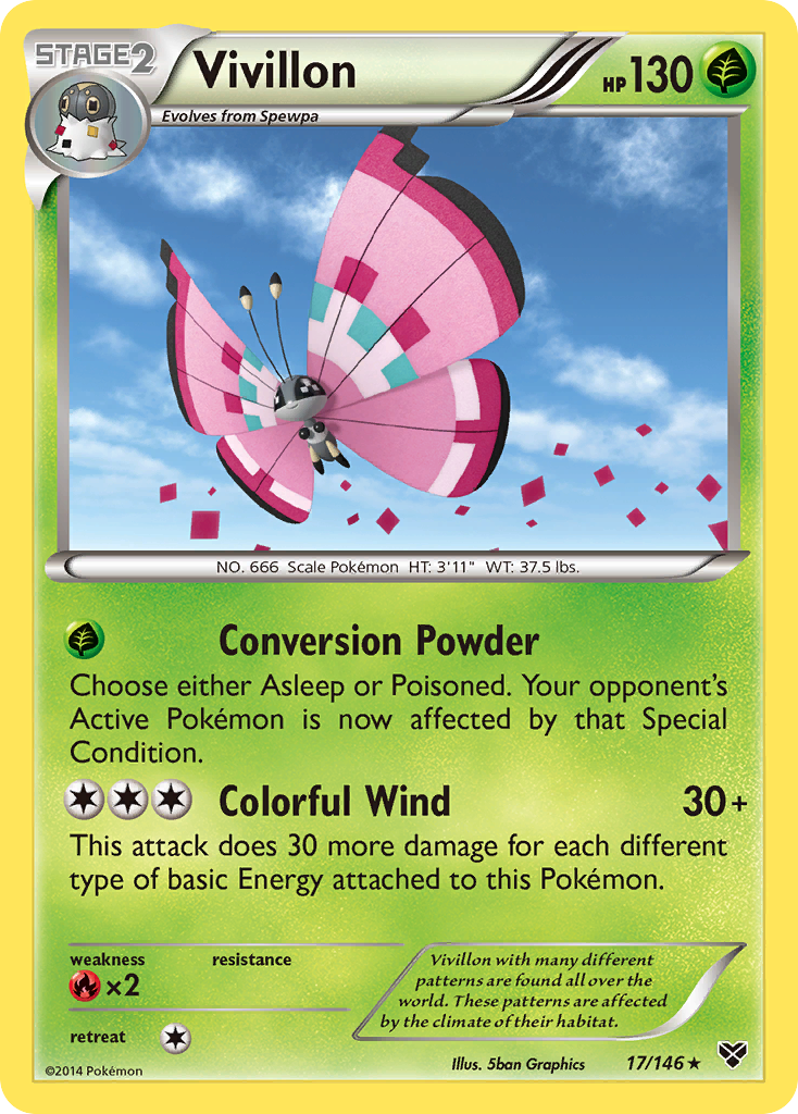 Vivillon 17/146 XY