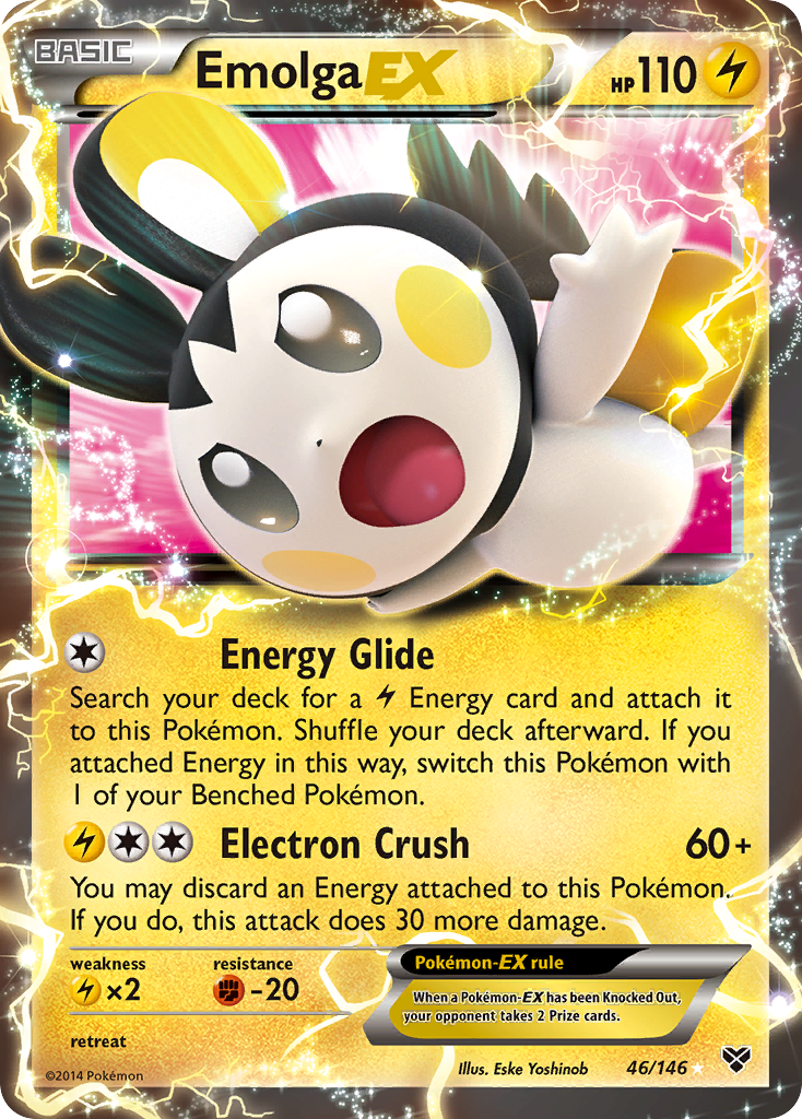 Emolga-EX 46/146 XY
