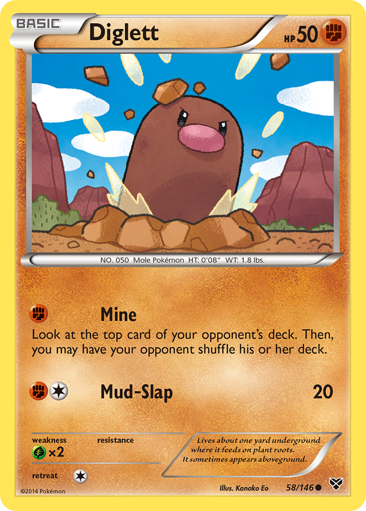 Diglett 58/146 XY