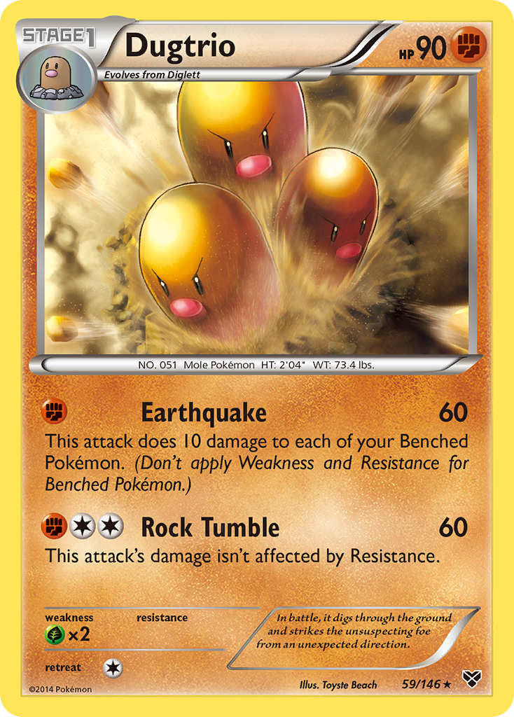 Dugtrio 59/146 XY