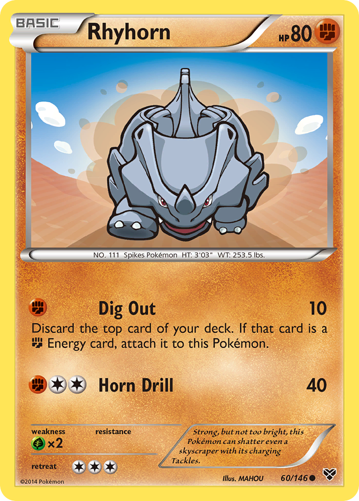 Rhyhorn 60/146 XY