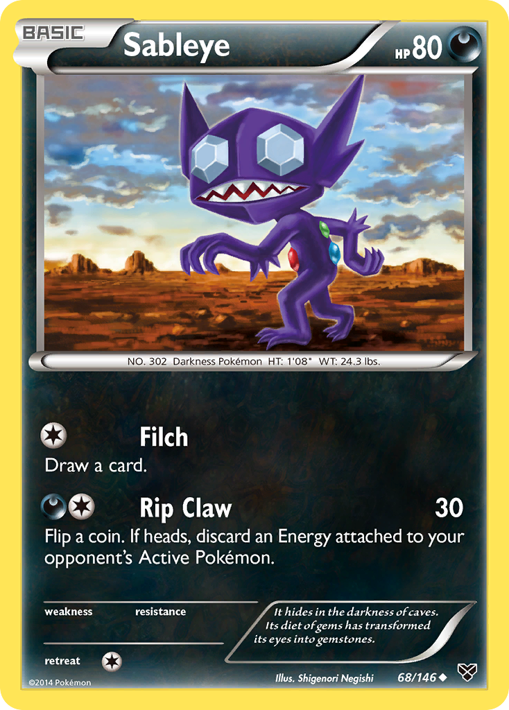 Sableye 68/146 XY