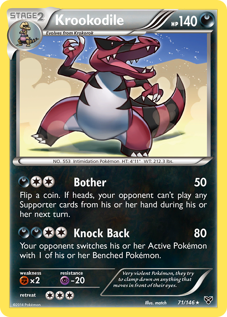 Krookodile 71/146 XY