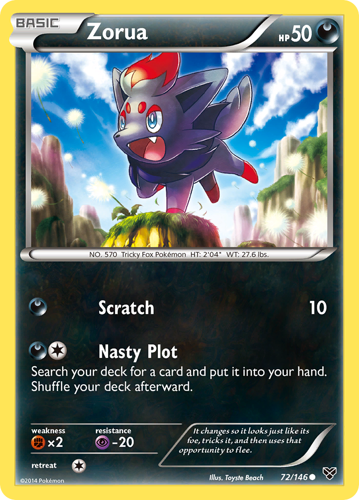 Zorua 72/146 XY