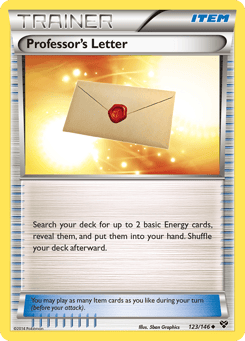 Professor's Letter 123/146 XY