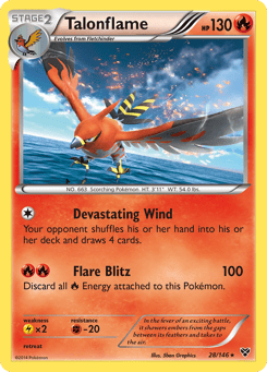 Talonflame 28/146 XY