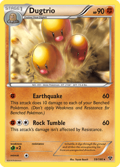 Dugtrio 59/146 XY