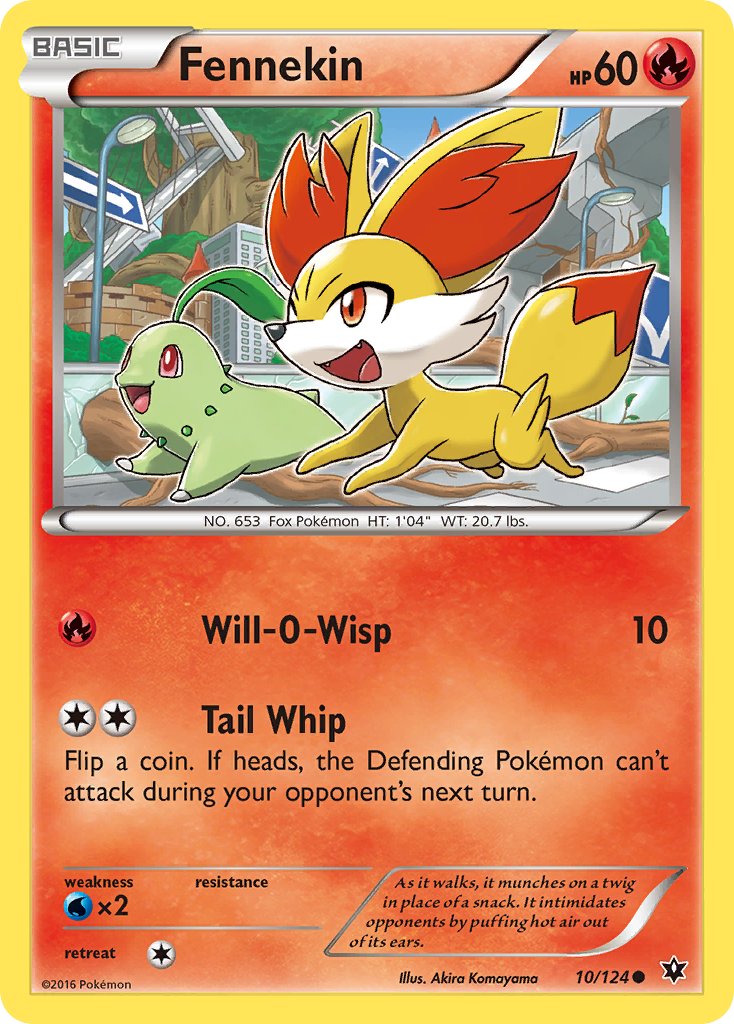 Fennekin 10/124 Fates Collide