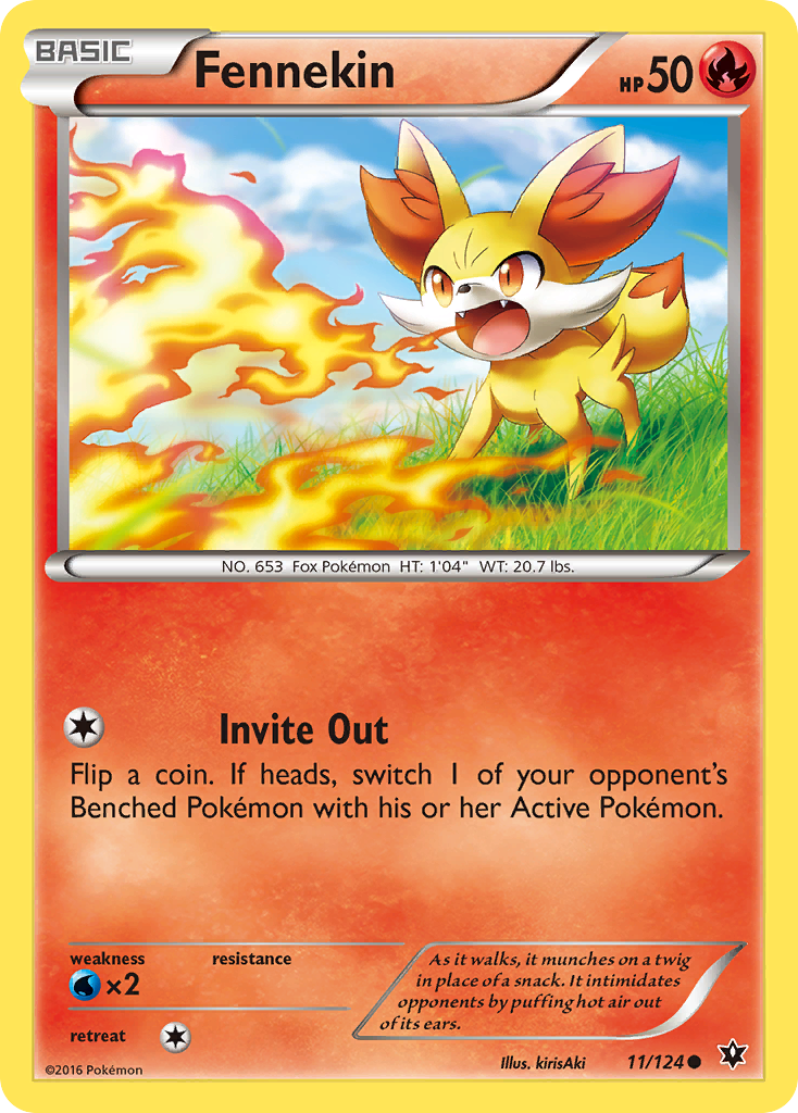 Fennekin 11/124 Fates Collide
