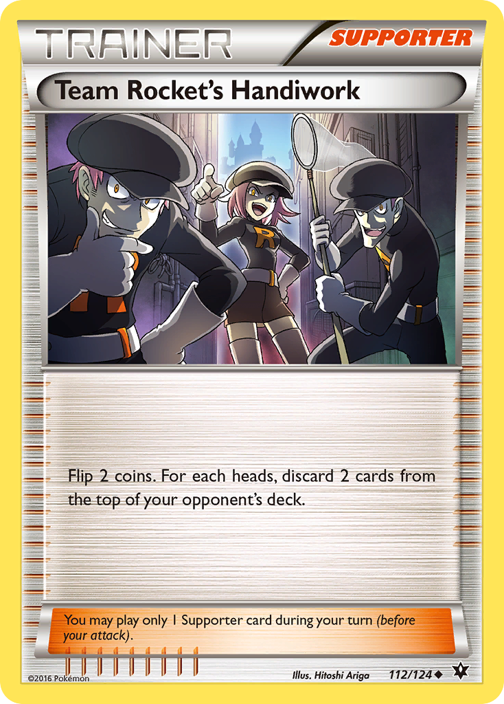 Team Rocket's Handiwork 112/124 Fates Collide