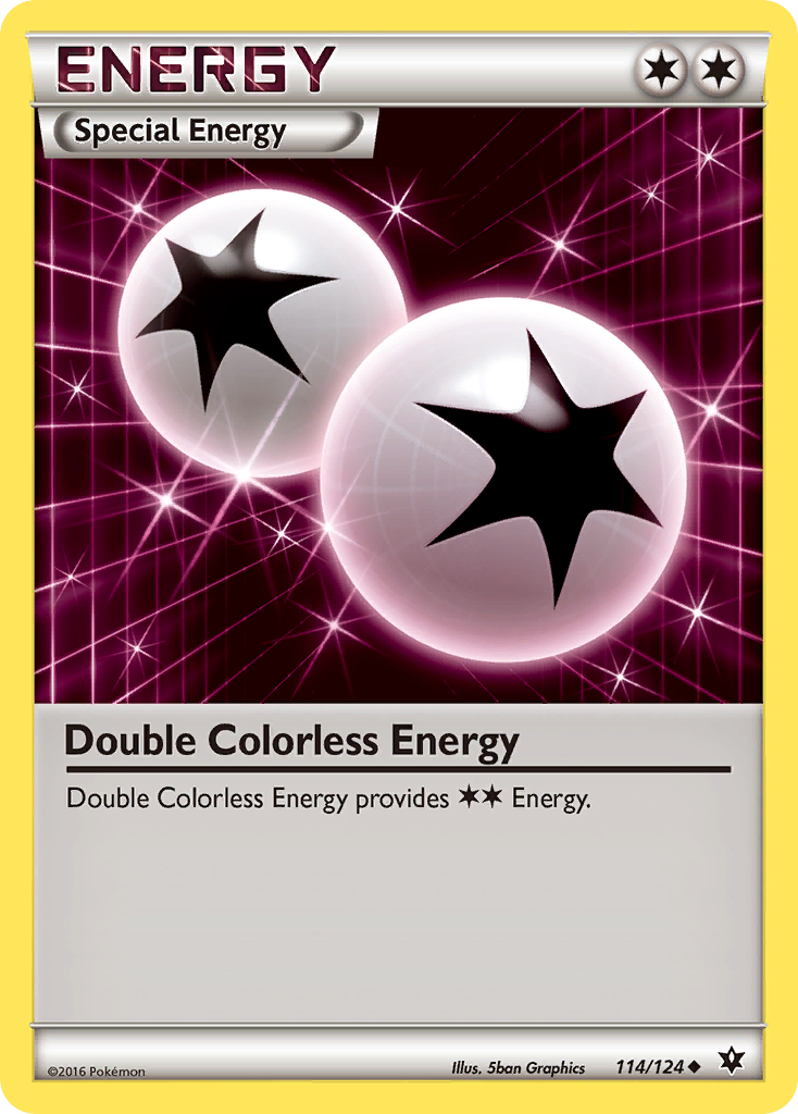 Double Colorless Energy 114/124 Fates Collide