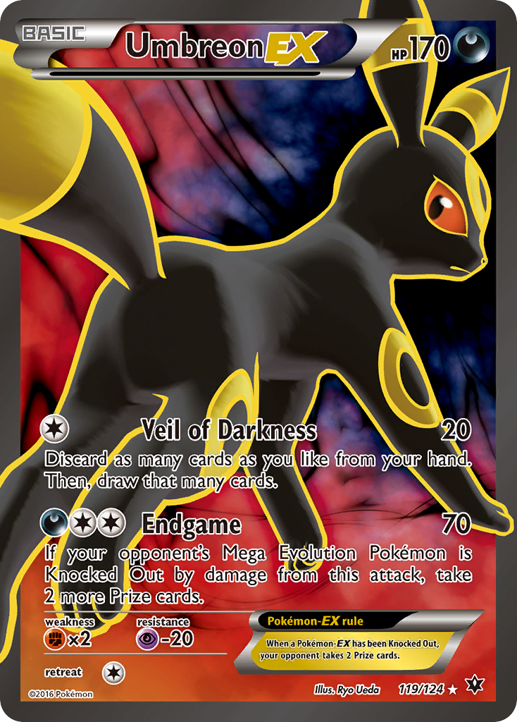 Umbreon-EX 119/124 Fates Collide
