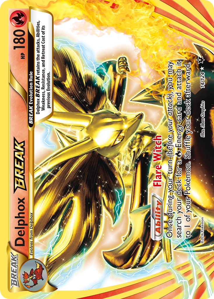 Delphox BREAK 14/124 Fates Collide