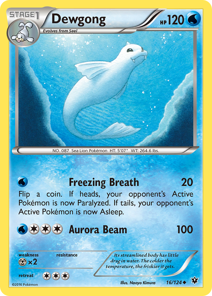 Dewgong 16/124 Fates Collide