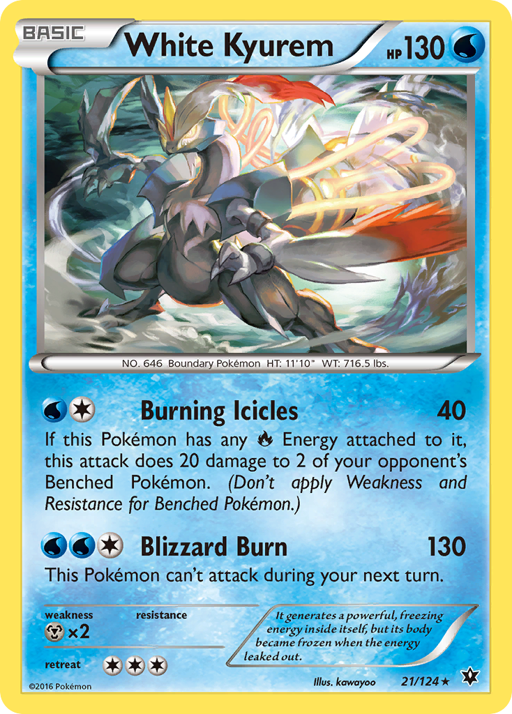White Kyurem 21/124 Fates Collide