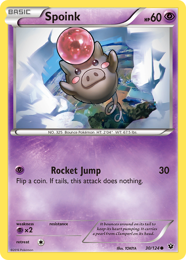 Spoink 30/124 Fates Collide